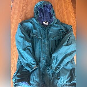L.L. Bean Blue and Green Outdoor Jacket